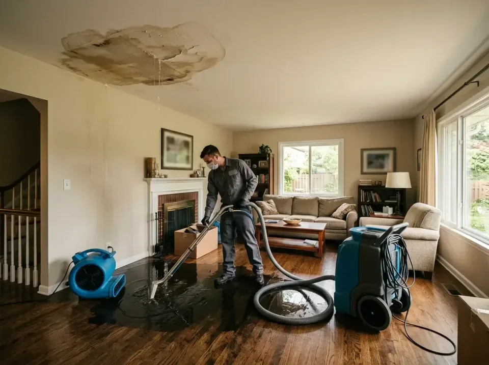 attic-pipe-burst-ceiling-drip-008 — frequently asked questions, Water Damage Restoration & Carpet Care in Russellville, KY